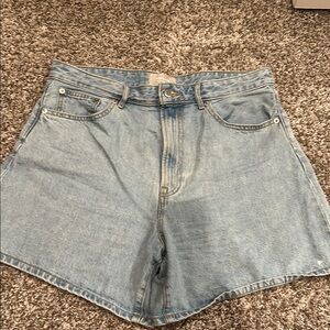 Everlane Blue Jean Shorts 90’s High-Waisted Casual size 31